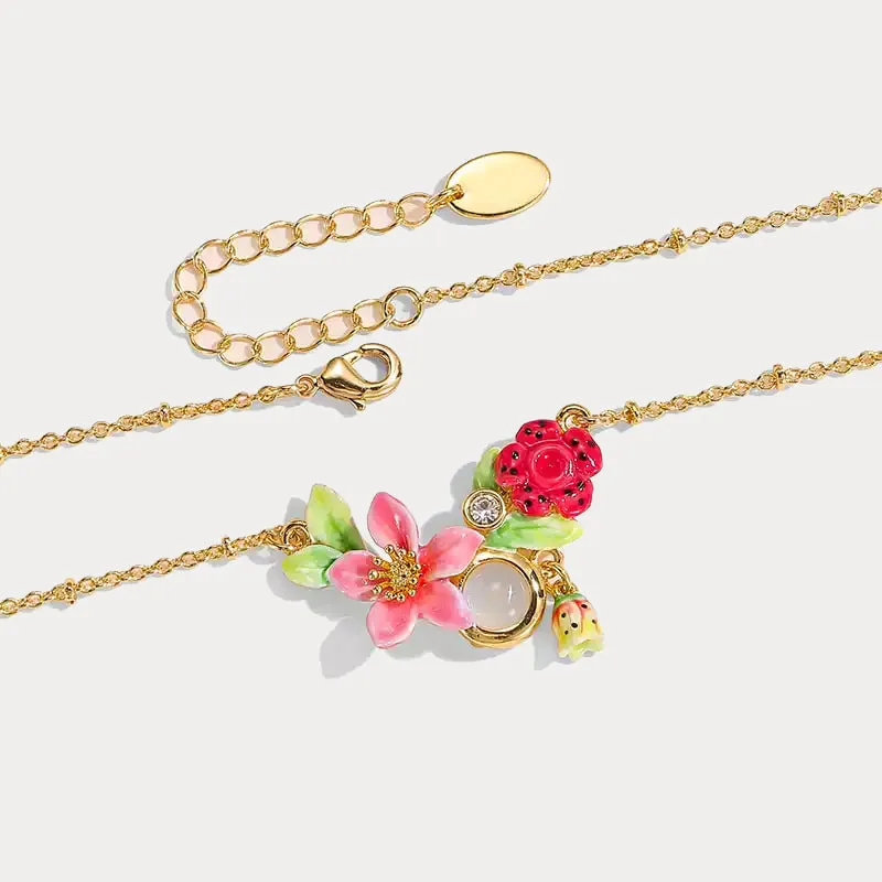 Tropical Flower Necklace sold by Selenichast product image thumbnail 3