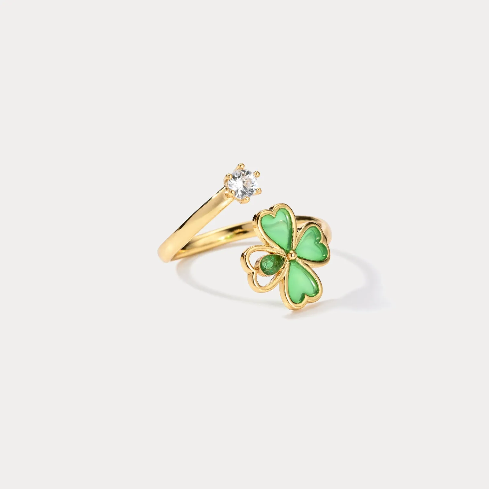 Four Leaf Clover Ring sold by Selenichast