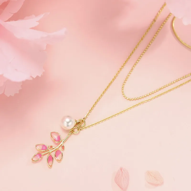 Sakura Pearl Necklace sold by Selenichast