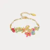 Tropical Flower Bracelet sold by Selenichast