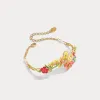 Tropical Flower Bracelet sold by Selenichast