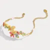 Tropical Flower Bracelet sold by Selenichast