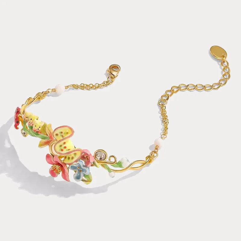 Tropical Flower Bracelet sold by Selenichast product image thumbnail 3