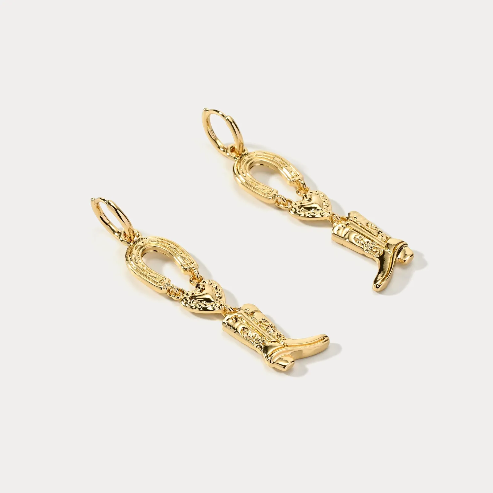 Horseshoe Boot Earrings sold by Selenichast product image thumbnail 4