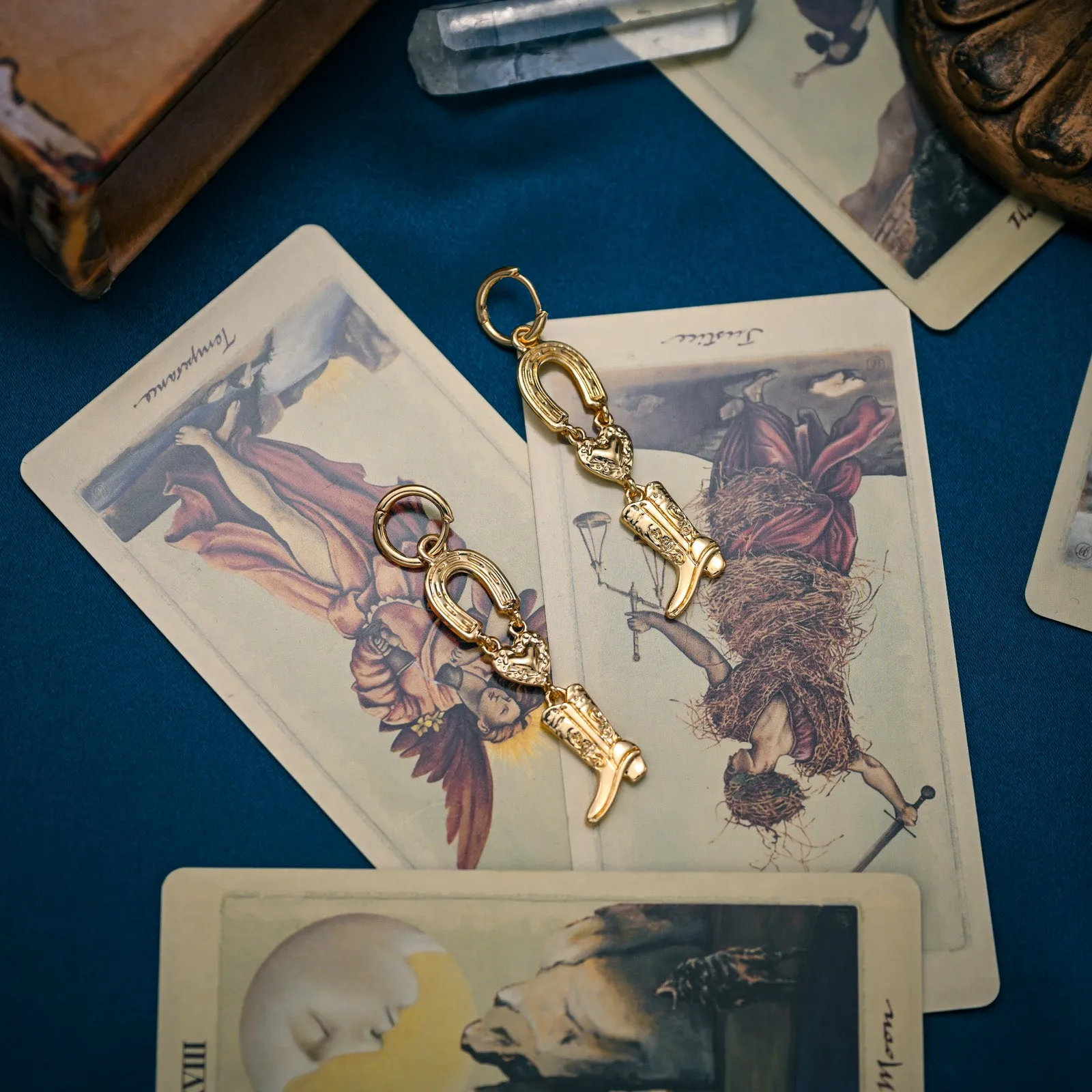 Horseshoe Boot Earrings sold by Selenichast product image thumbnail 2