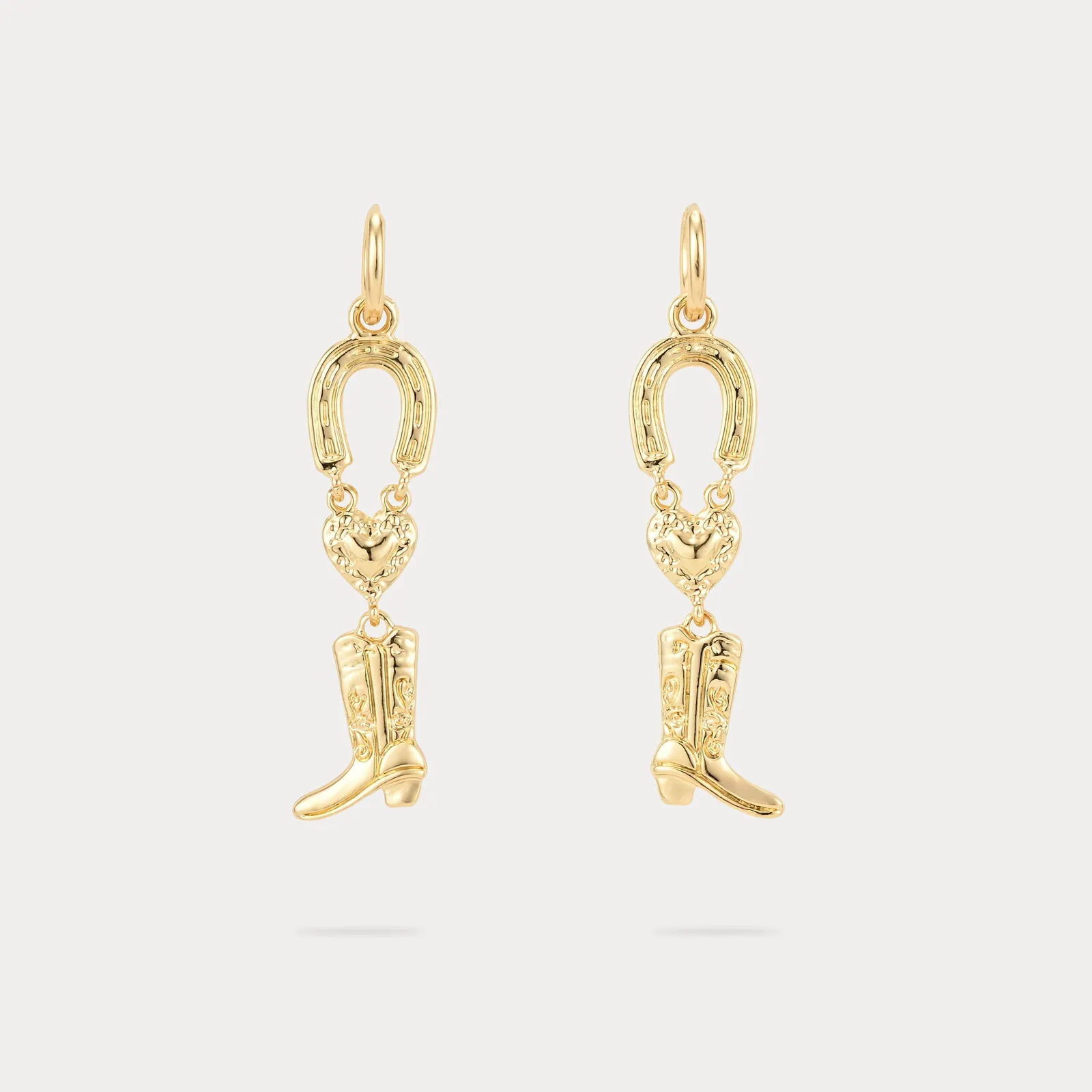 Horseshoe Boot Earrings sold by Selenichast