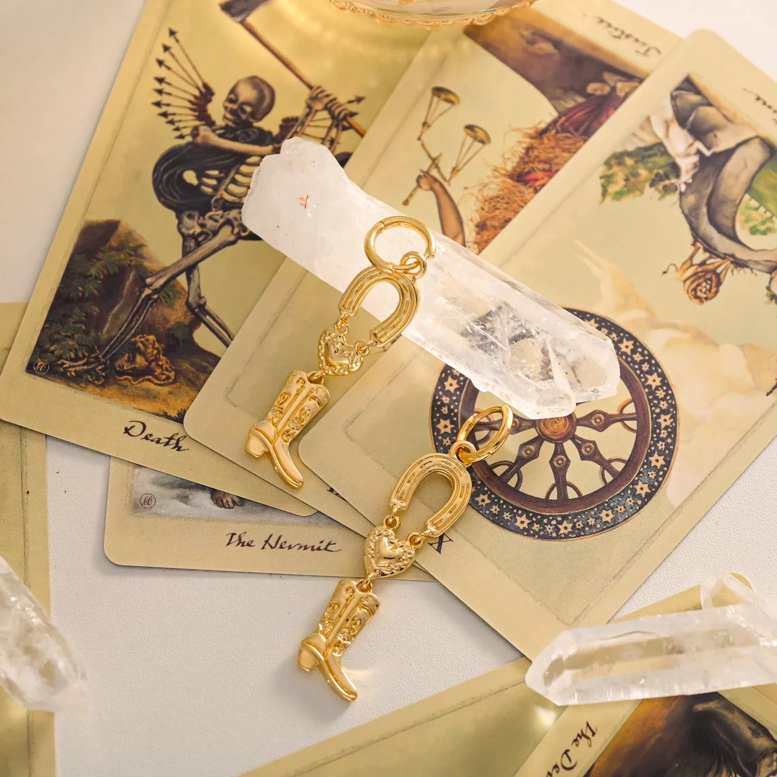 Horseshoe Boot Earrings sold by Selenichast product image thumbnail 3