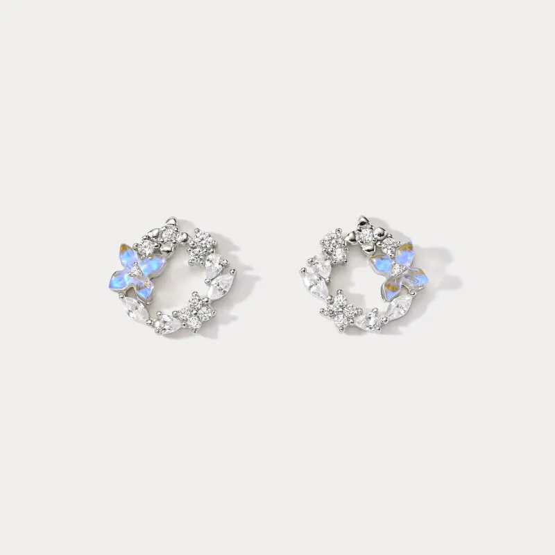 Flower Silver Earrings sold by Selenichast