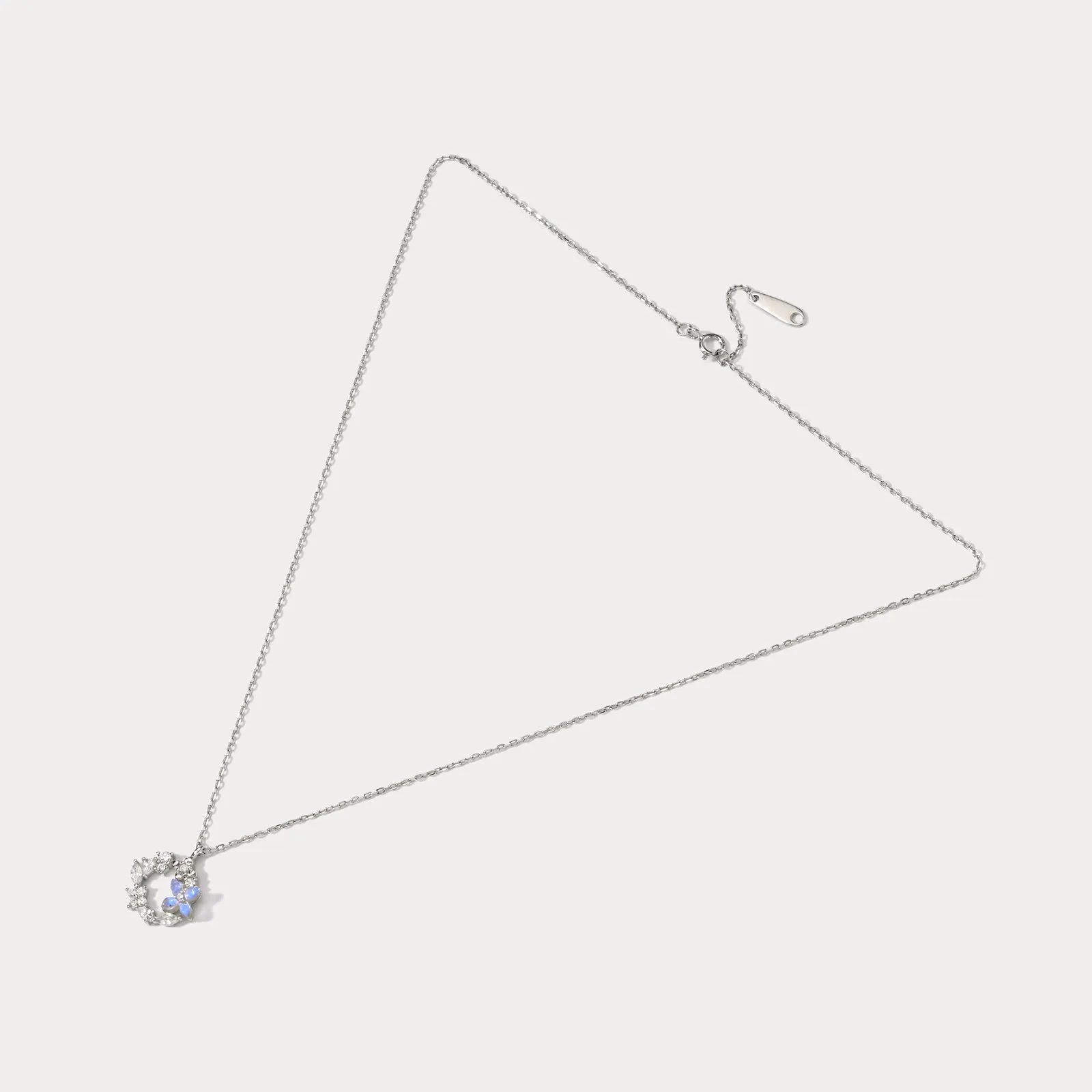 Flower Silver Necklace sold by Selenichast product image thumbnail 4