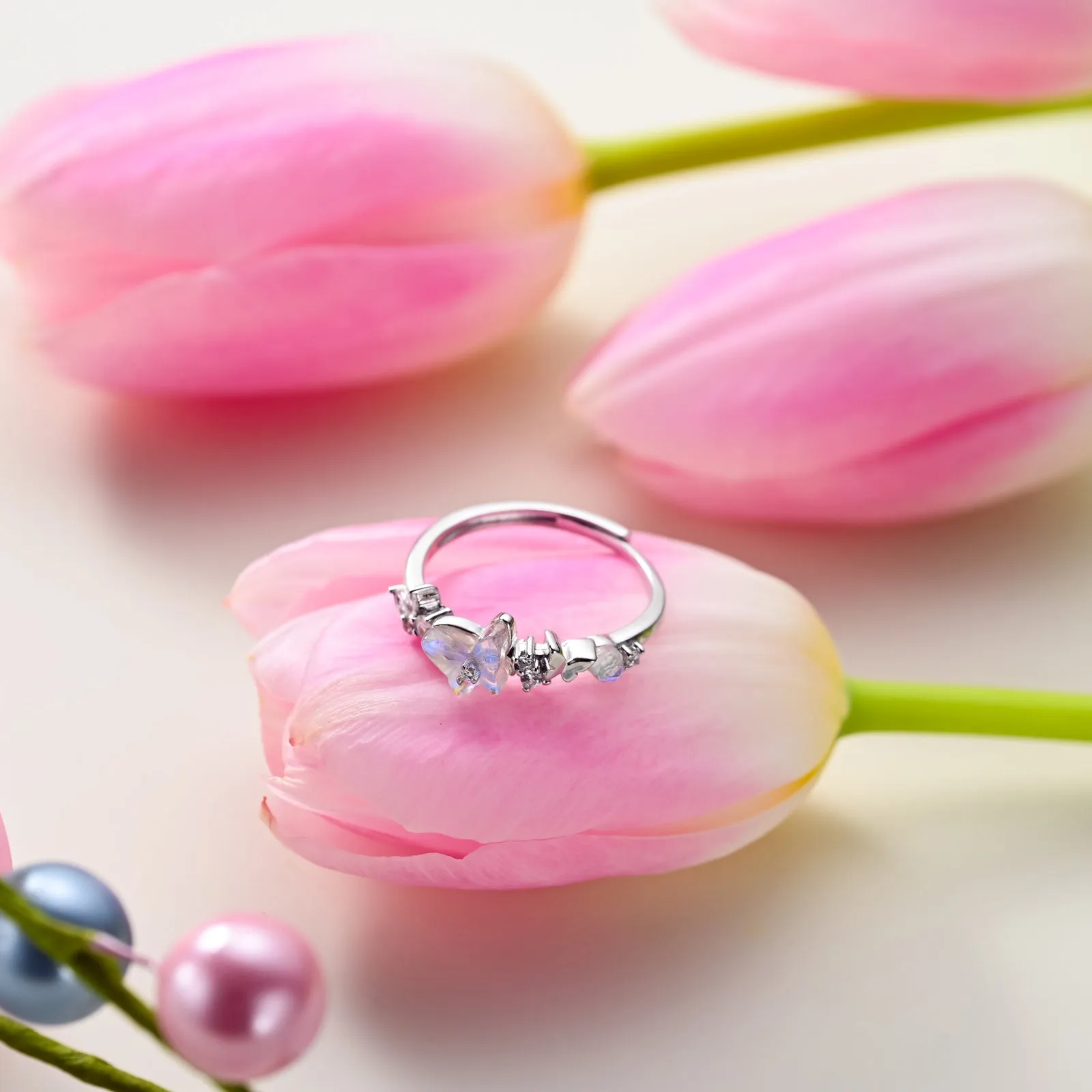 Butterfly Silver Ring sold by Selenichast product image thumbnail 3