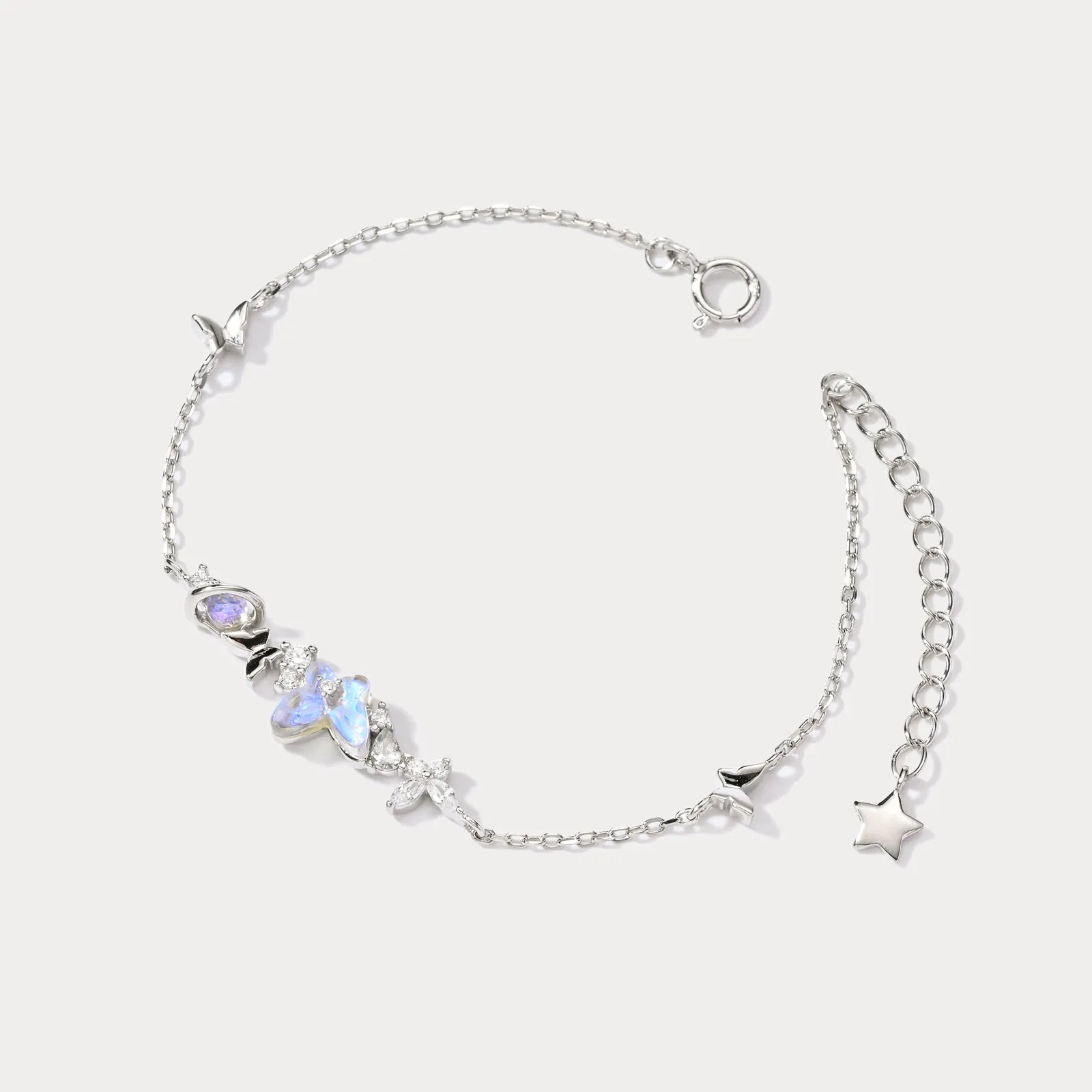 Butterfly Planet Silver Bracelet sold by Selenichast product image thumbnail 4