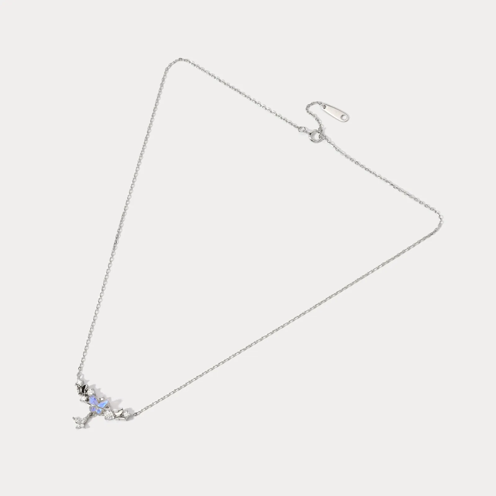 Butterfly Silver Necklace sold by Selenichast product image thumbnail 4