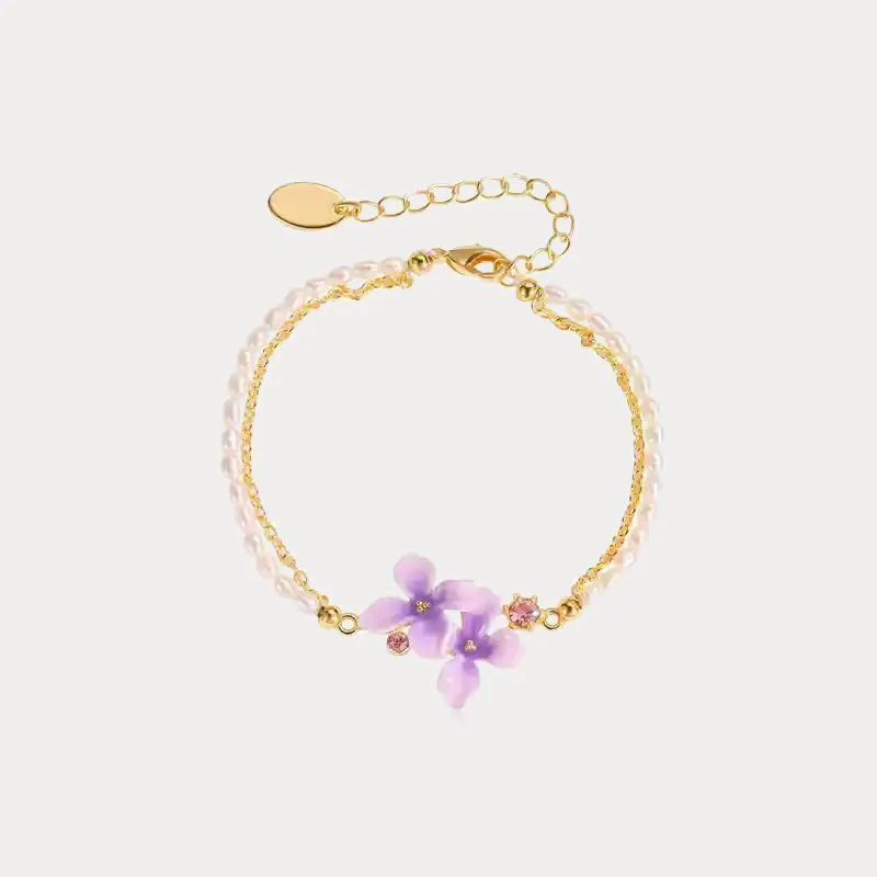 Early Lilac Pearl Bracelet sold by Selenichast