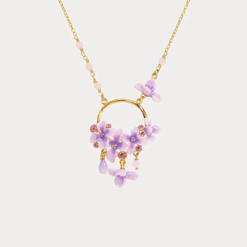Early Lilac Pendant Necklace sold by Selenichast