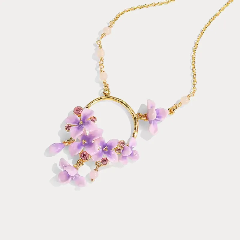 Early Lilac Pendant Necklace sold by Selenichast product image thumbnail 4