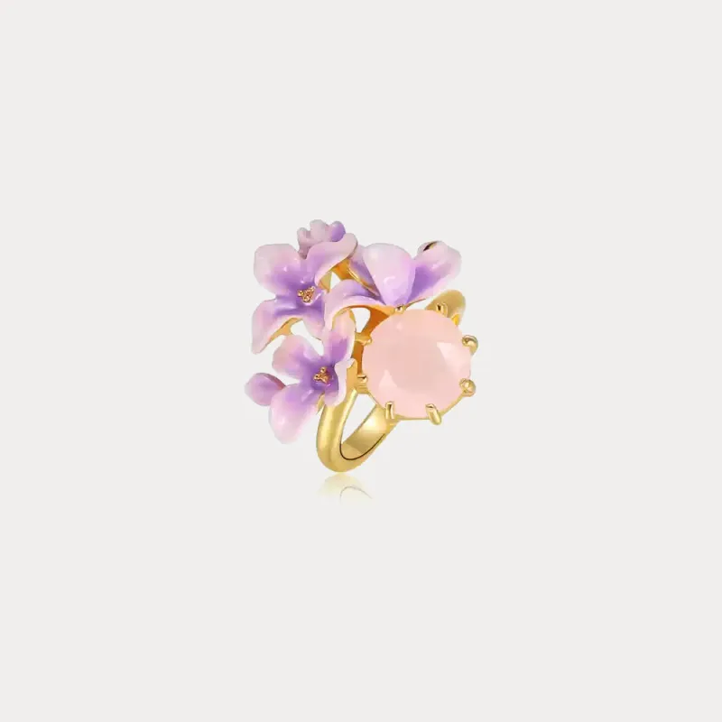 Early Lilac Pink Crystal Ring sold by Selenichast