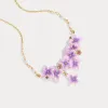 Early Lilac Enamel Necklace sold by Selenichast