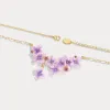 Early Lilac Enamel Necklace sold by Selenichast