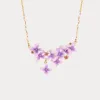 Early Lilac Enamel Necklace sold by Selenichast