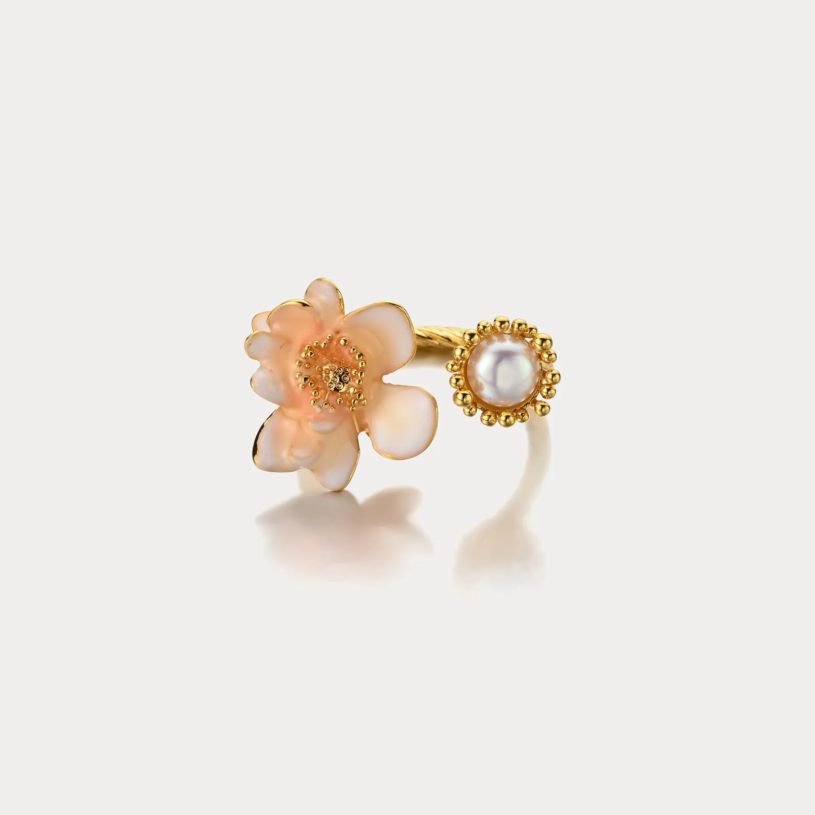 Flower Pearl Ring sold by Selenichast product image thumbnail 4