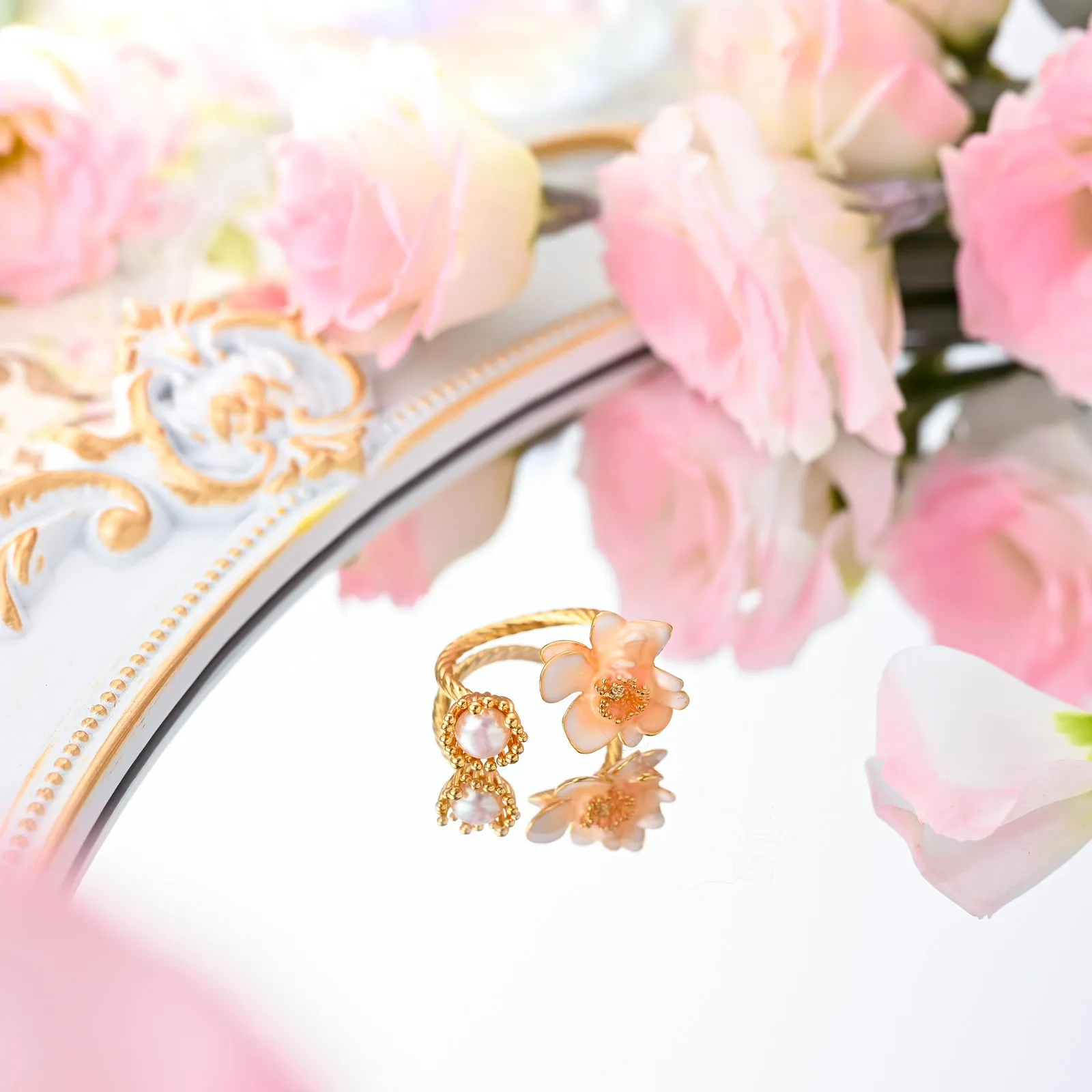 Flower Pearl Ring sold by Selenichast product image thumbnail 2