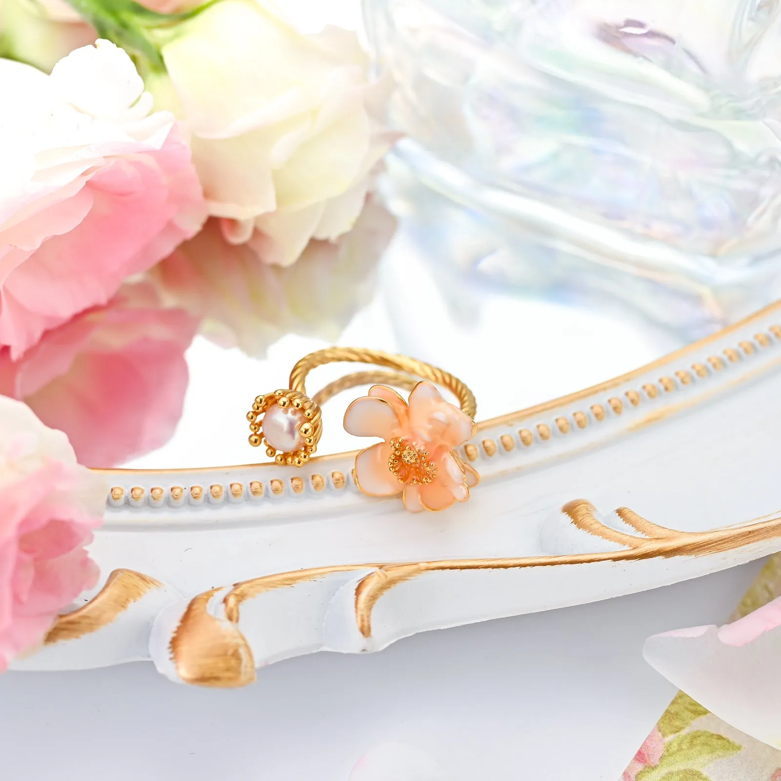 Flower Pearl Ring sold by Selenichast product image thumbnail 3