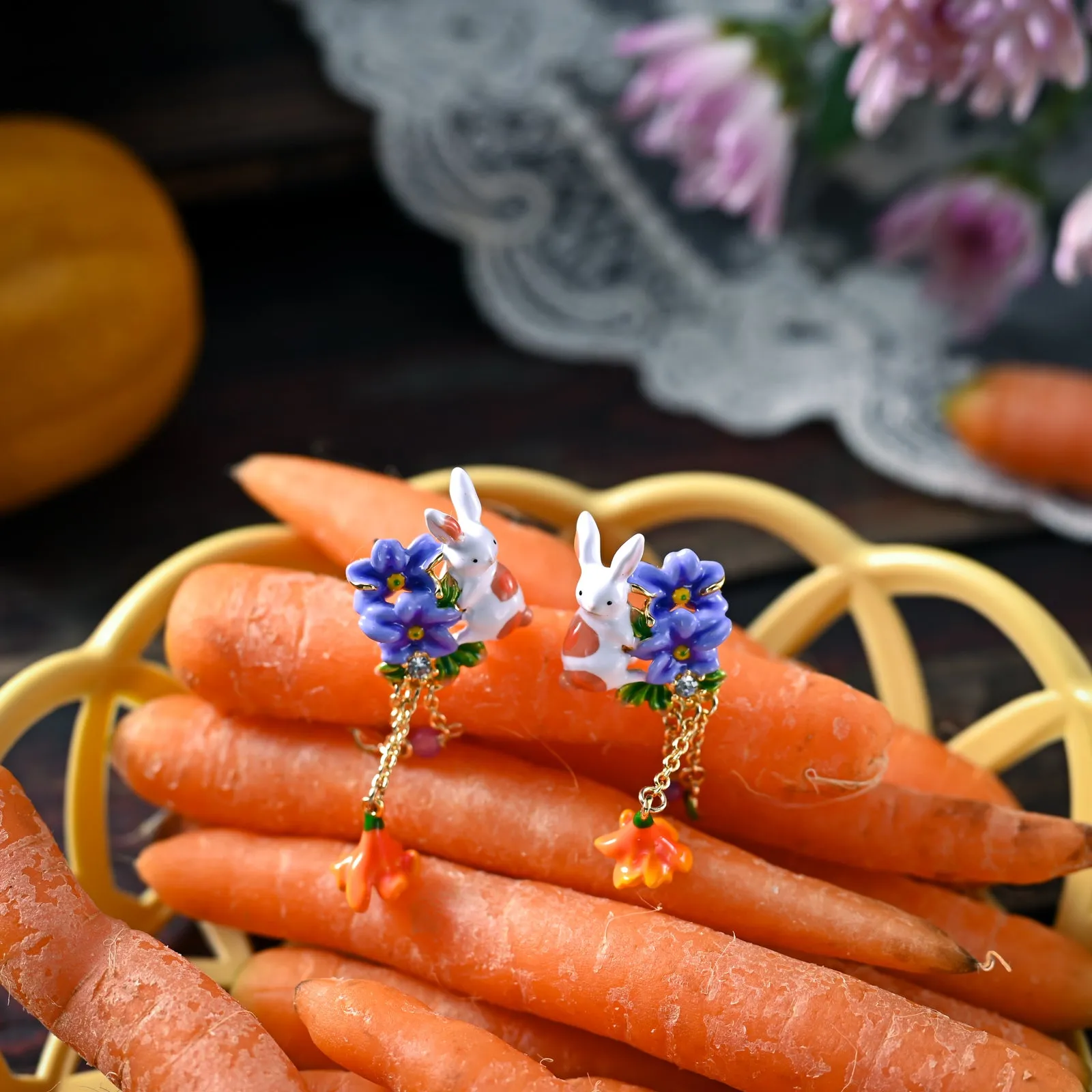 Lily Rabbit Earrings sold by Selenichast product image thumbnail 4