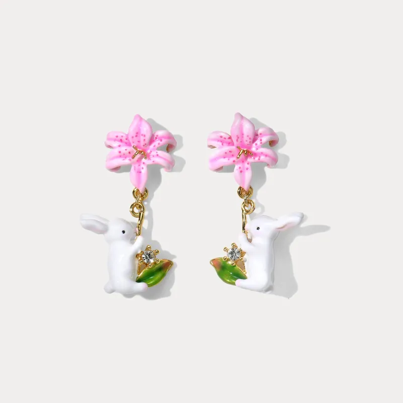 Lily Rabbit Earrings sold by Selenichast