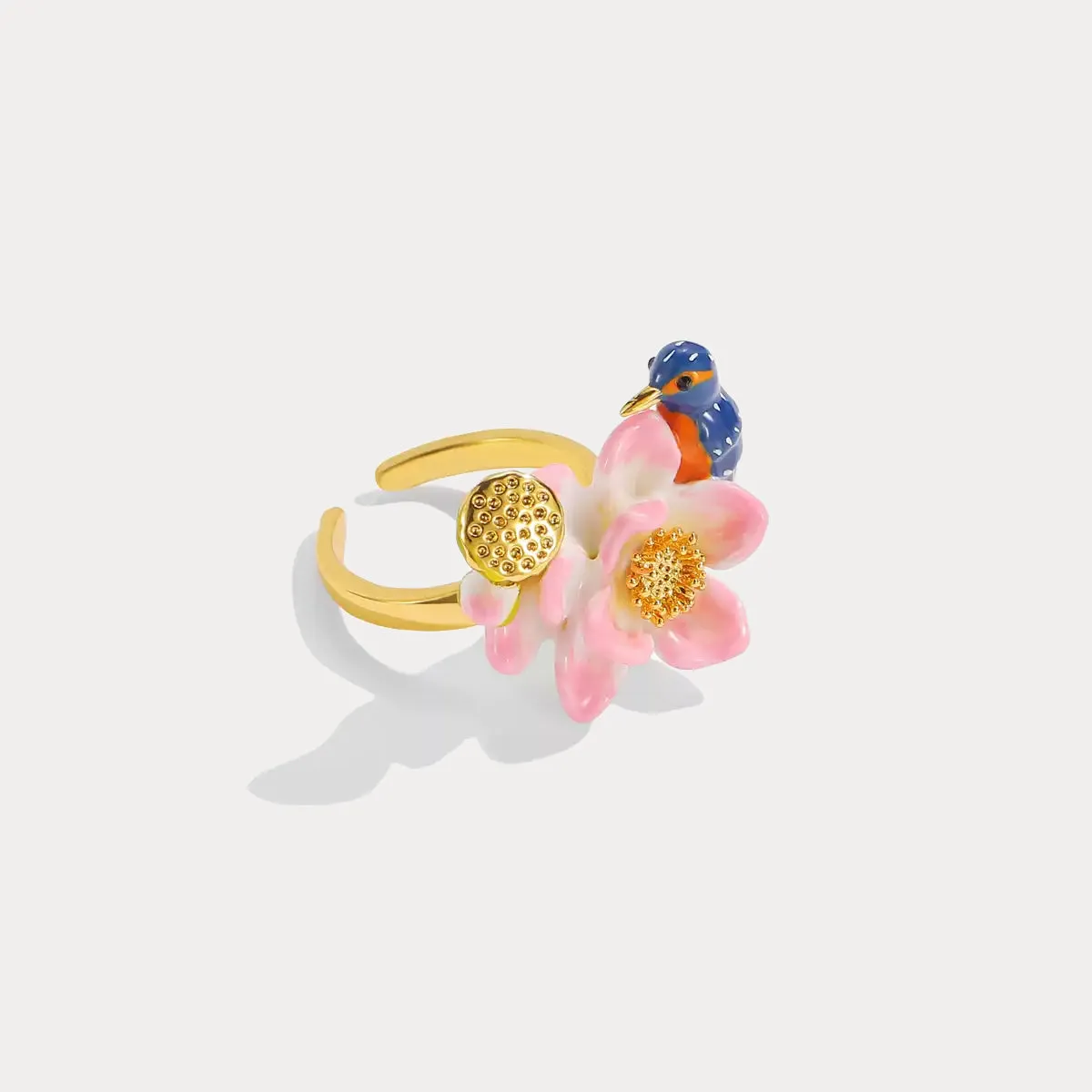 Lotus Kingfisher Ring sold by Selenichast product image thumbnail 5