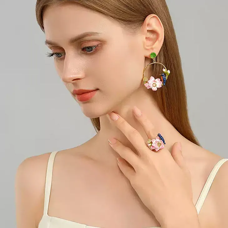 Lotus Kingfisher Ring sold by Selenichast product image thumbnail 2