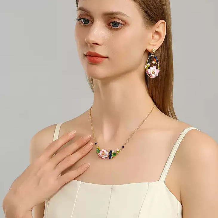 Lotus Kingfisher Necklace sold by Selenichast product image thumbnail 2