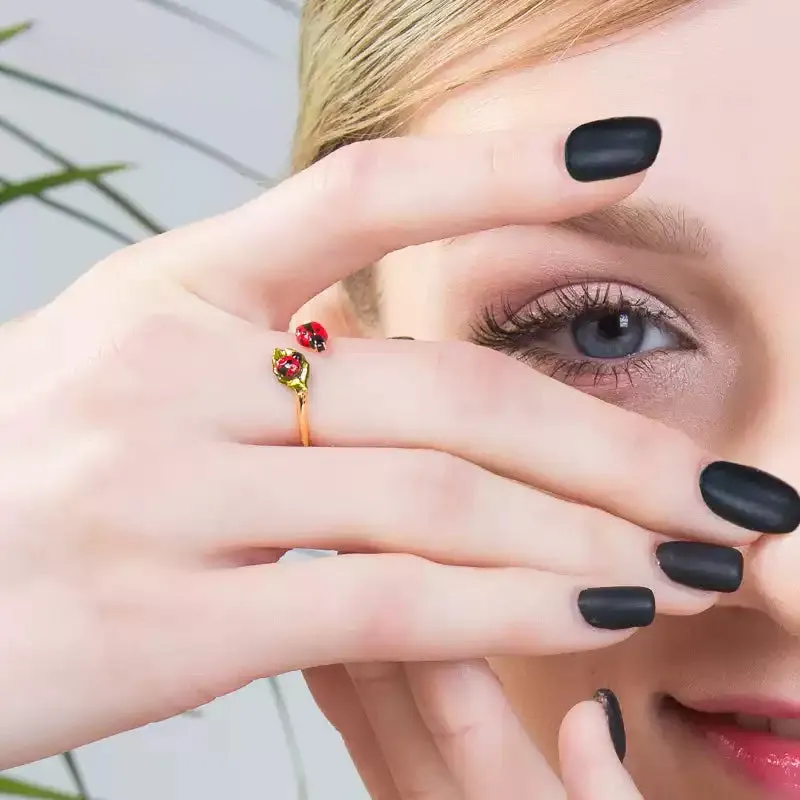 Ladybug Ring sold by Selenichast product image thumbnail 5