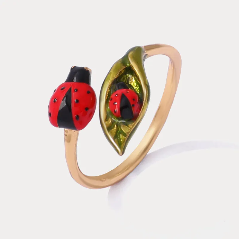 Ladybug Ring sold by Selenichast