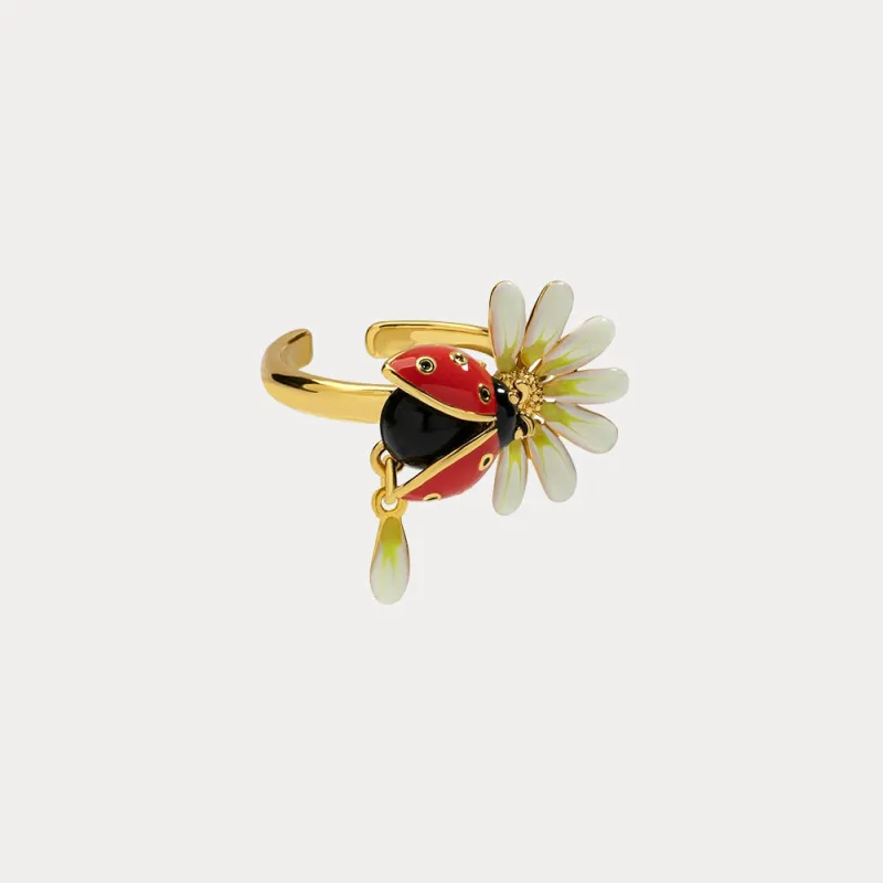 Ladybug Daisy Ring sold by Selenichast