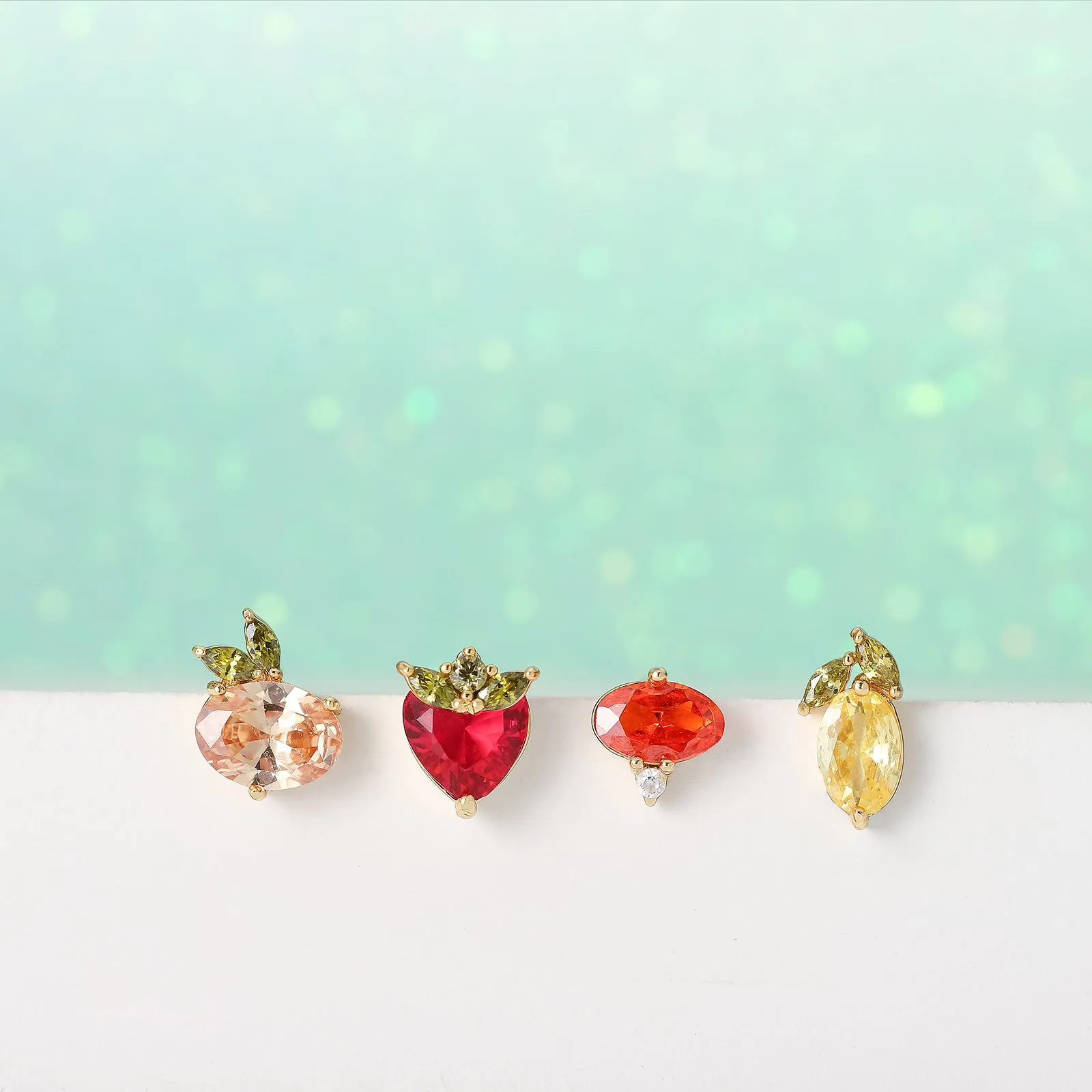Strawberry Stud Earrings sold by Selenichast product image thumbnail 4
