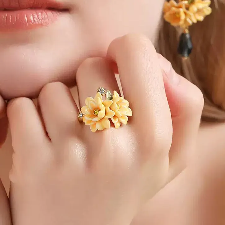 Gardenia Flower Ring sold by Selenichast product image thumbnail 2