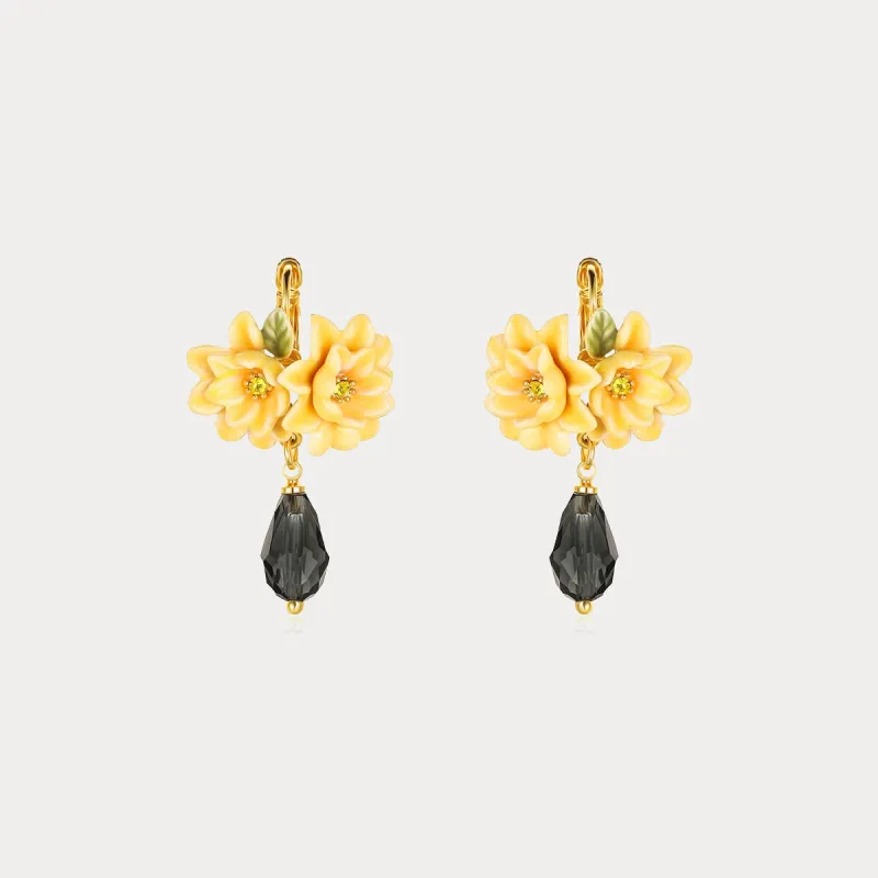 Gardenia Dangling Earrings sold by Selenichast
