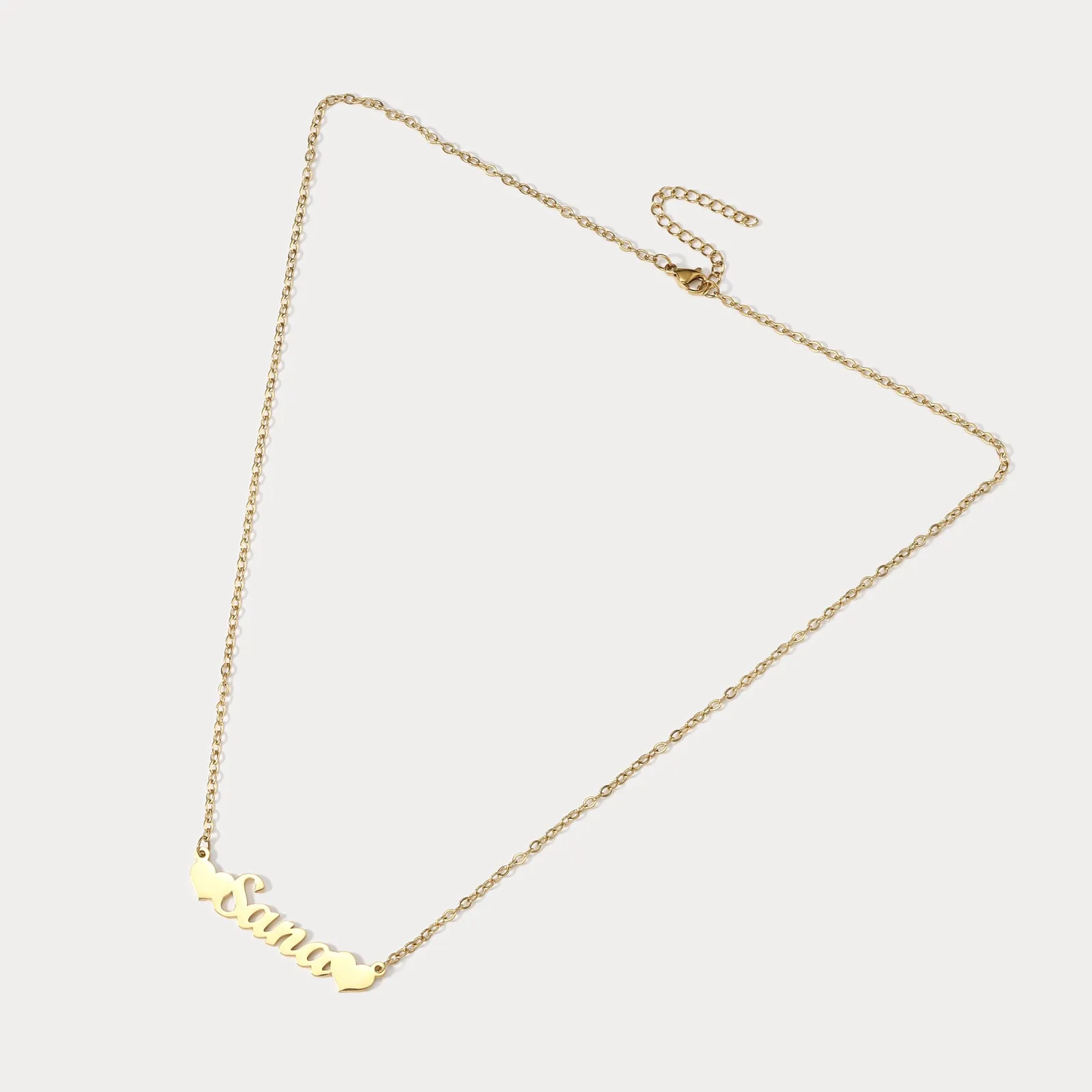 Heart Custom Name Necklace sold by Selenichast product image thumbnail 4