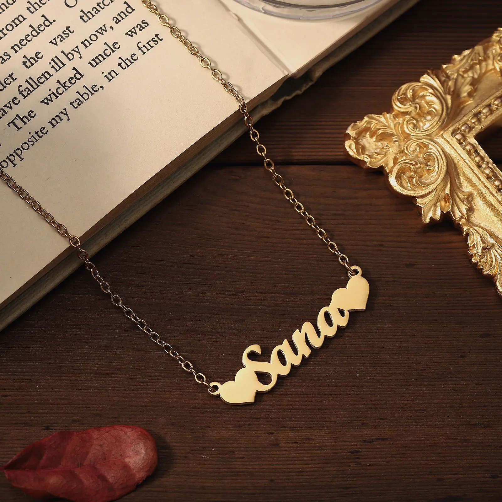 Heart Custom Name Necklace sold by Selenichast product image thumbnail 5