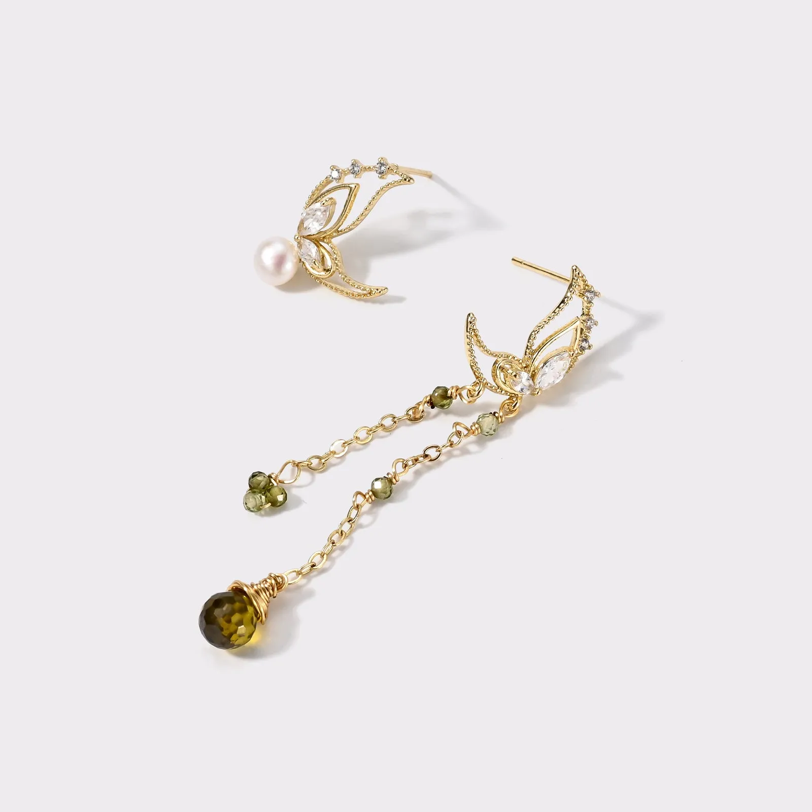 Butterfly Moon Earrings sold by Selenichast product image thumbnail 4