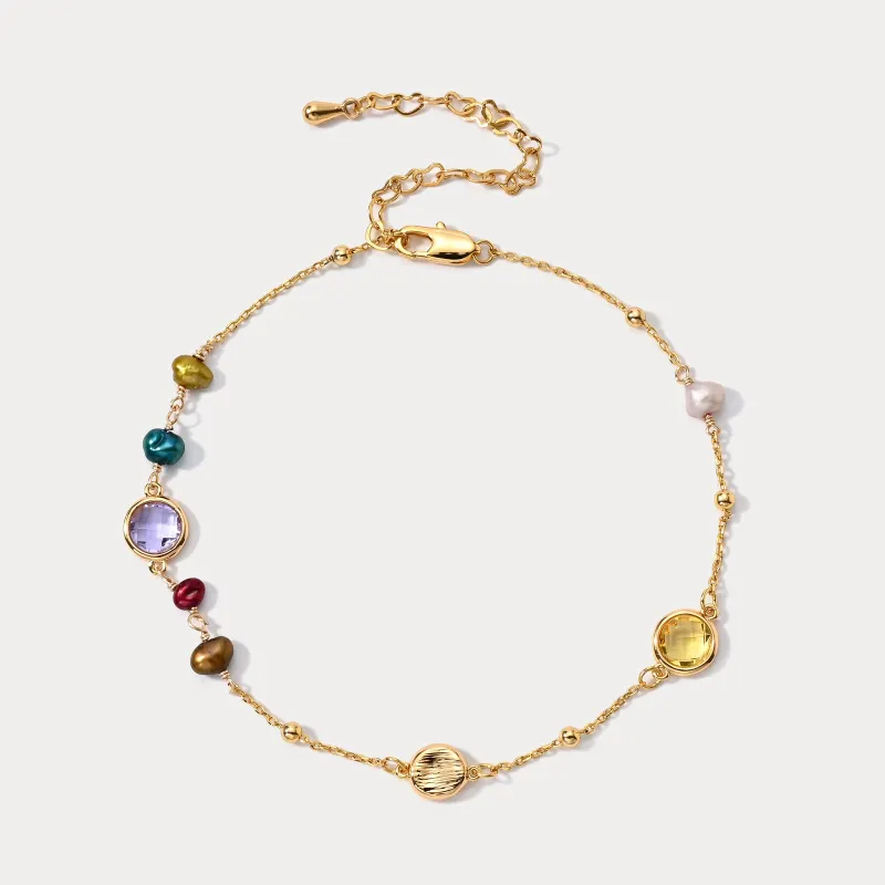 Rainbow Station Beaded Bracelet sold by Selenichast