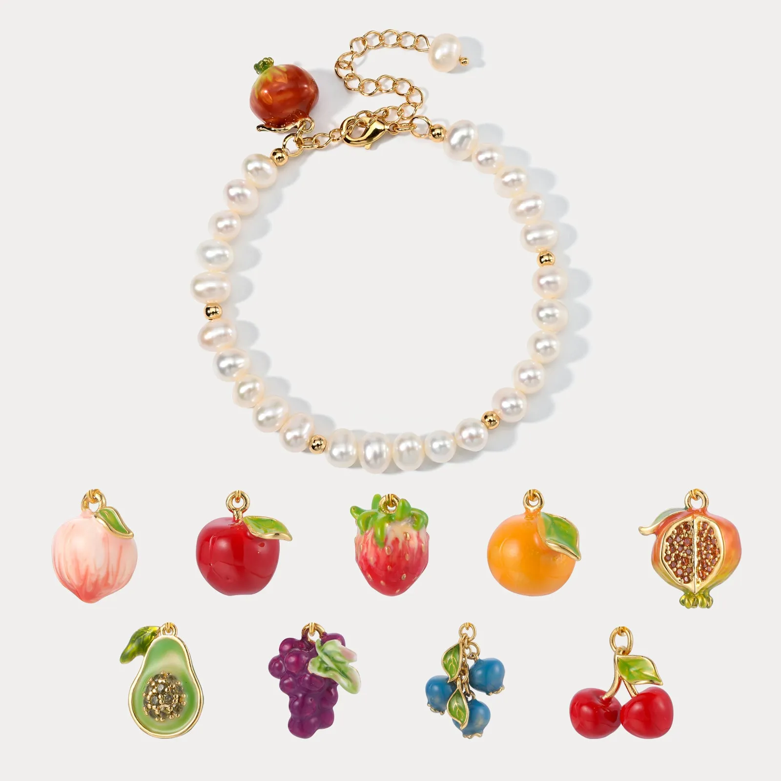 Fruit Pearl Bracelet sold by Selenichast