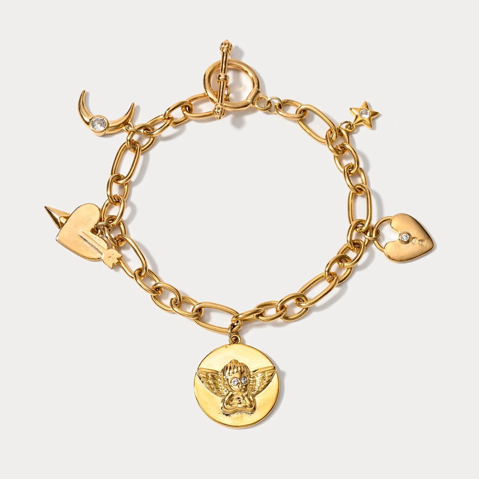 Angel Charm Bracelet sold by Selenichast