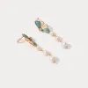 Butterfly Pearl Dangling Earrings sold by Selenichast