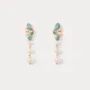 Butterfly Pearl Dangling Earrings sold by Selenichast