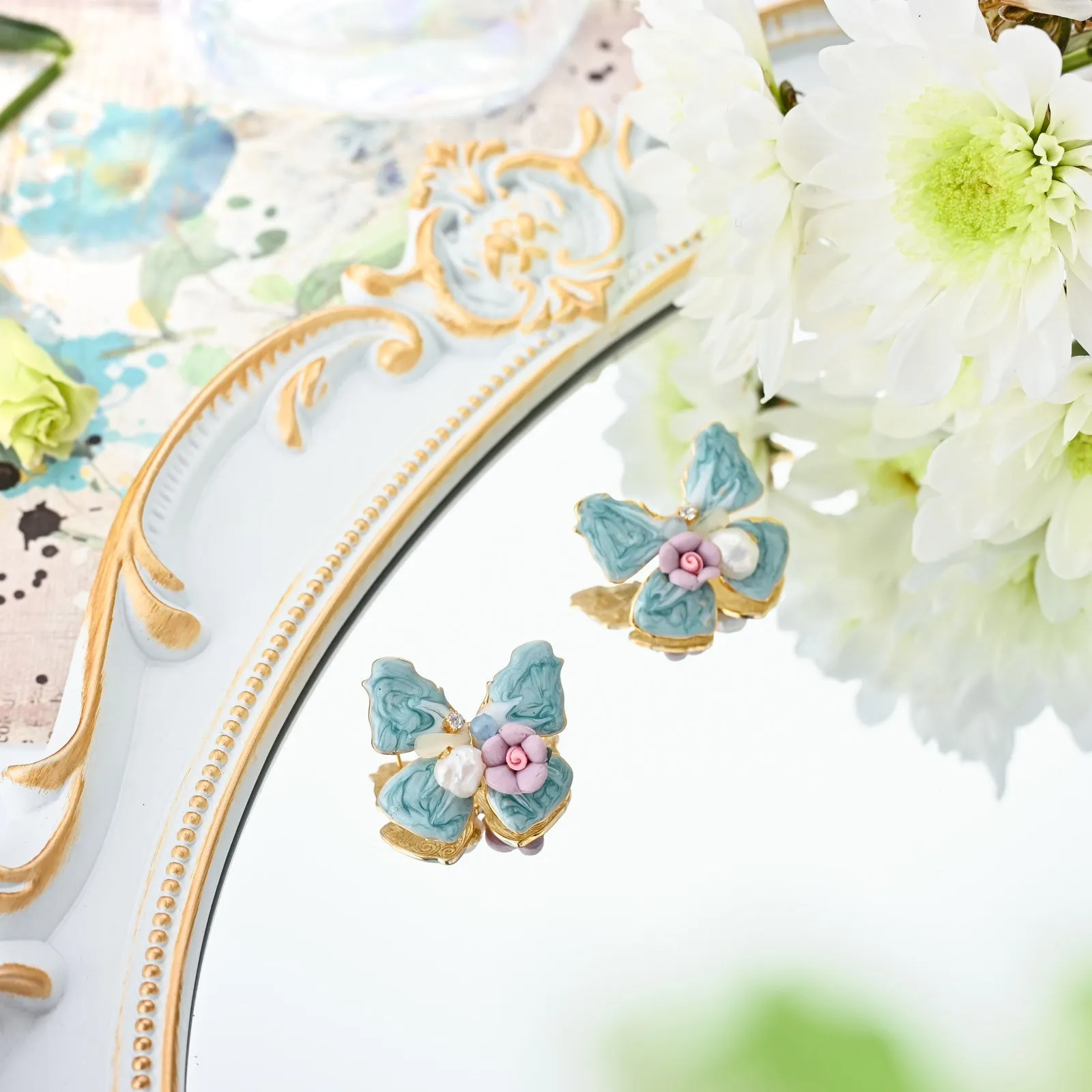 Butterfly Stud Earrings sold by Selenichast product image thumbnail 3