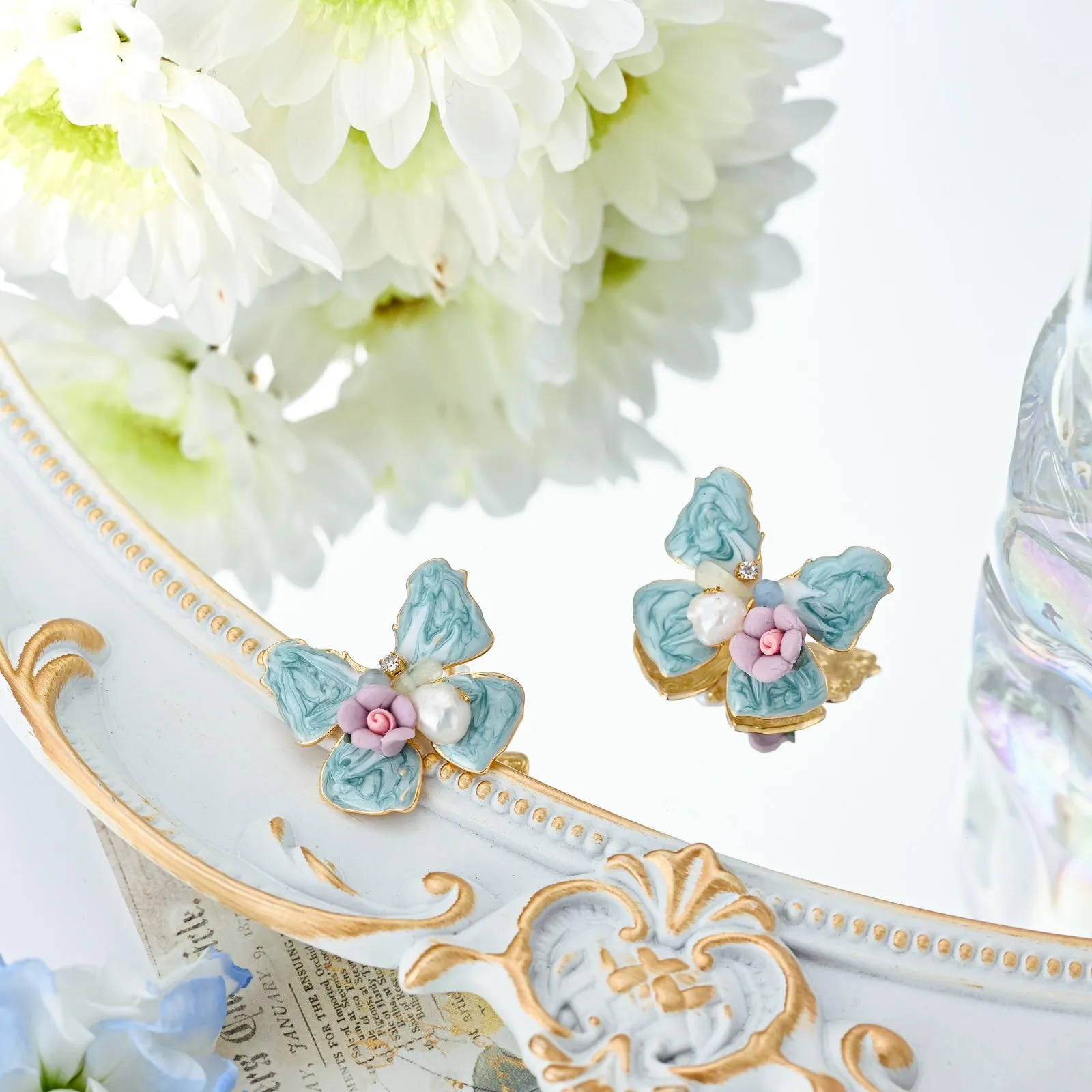 Butterfly Stud Earrings sold by Selenichast product image thumbnail 4