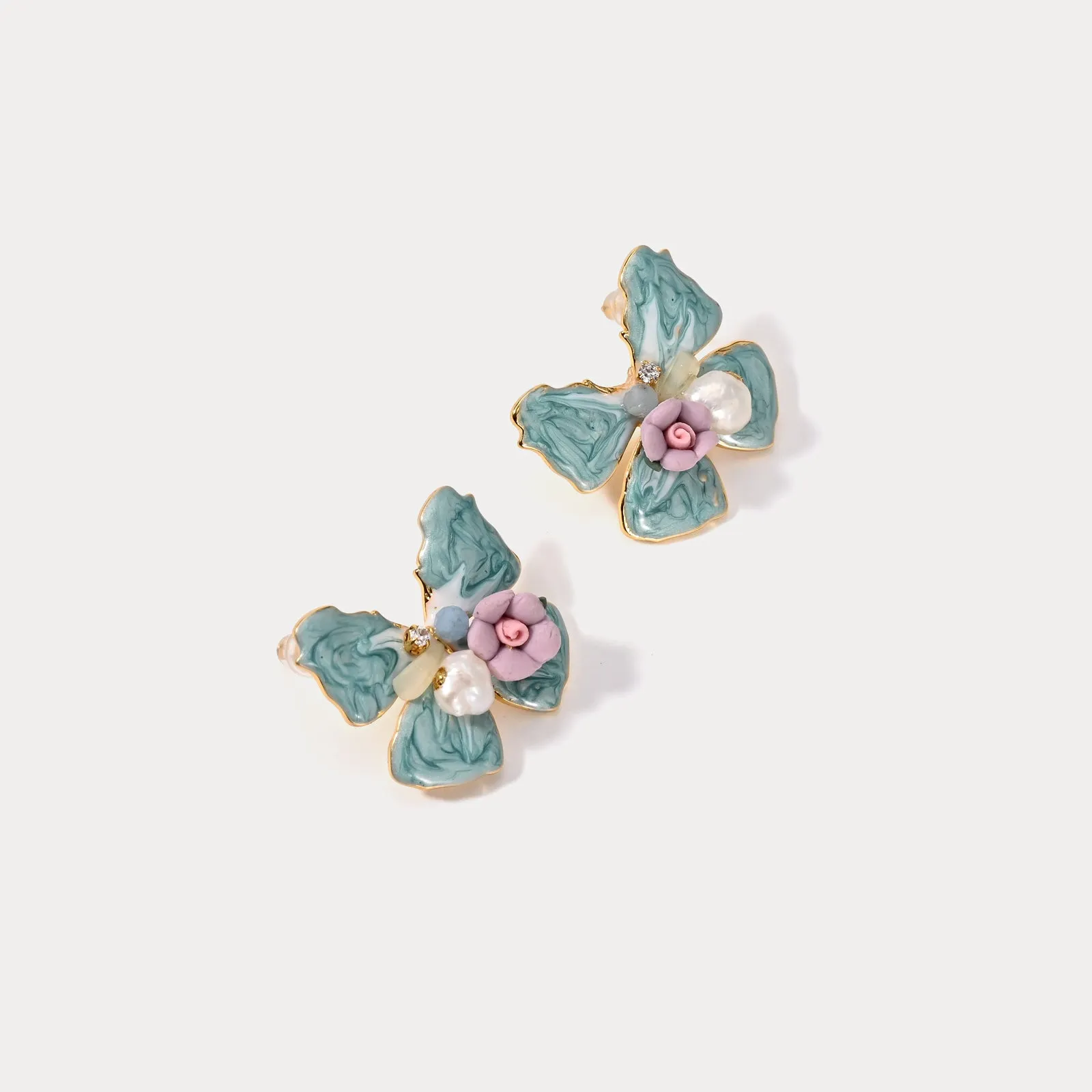 Butterfly Stud Earrings sold by Selenichast product image thumbnail 2