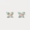 Butterfly Flower Earrings sold by Selenichast