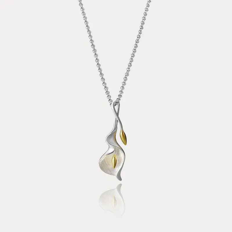 Calla Lily Necklace sold by Selenichast